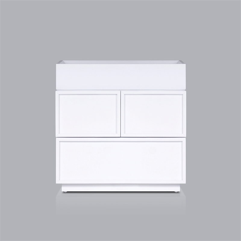 Pemberly Row Nightstand in Wood with 2 Drawers in White Finish
