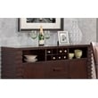 Pemberly Row Wood Dining Sideboard with Storage in Dark Espresso Finish