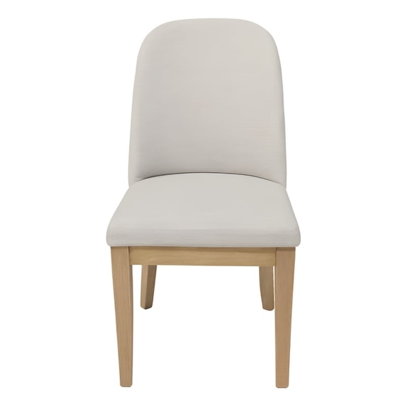 Pemberly Row Side Dining Chairs in Brown Wood - Set of 2