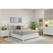 Pemberly Row Wood Eastern King Storage Bed with 2 Drawers in White