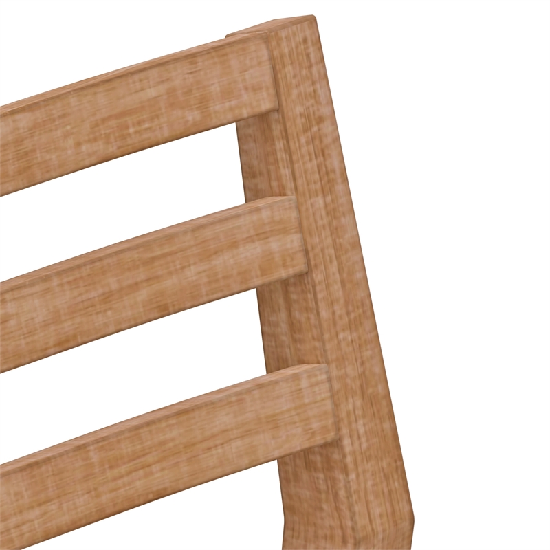 Pemberly Row Set of 2 Dining Side Chairs in Weathered Natural (Brown)