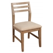 Pemberly Row Set of 2 Dining Side Chairs in Weathered Natural (Brown)