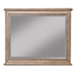 Pemberly Row Mahogany Wood Dresser Mirror in French Truffle (Brown)