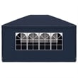 Pemberly Row 9.8 x 13.1 ft Polyethylene Party Tent in Blue