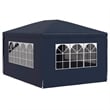 Pemberly Row 9.8 x 13.1 ft Polyethylene Party Tent in Blue