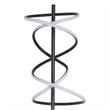 Pemberly Row LED Metal Floor Lamp in Matte Black with Helix Design