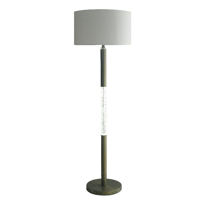Pemberly Row Golden Brilliance Floor Lamp in Bronze with 64