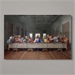 Pemberly Row Frameless Tempered Glass Wall Art Depicting Ethnic Last Supper