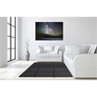 Pemberly Row Frameless Tempered Glass Wall Art with Mountain and Starry Sky