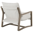 Pemberly Row Boucle Upholstered Wood Arm Accent Chair in Sand