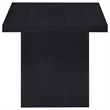 Pemberly Row 2-Piece Rectangular Coffee and End Table Set in Black