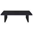 Pemberly Row 3-Piece Rectangular Coffee and End Table Set in Black