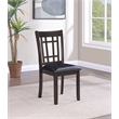 Pemberly Row 19.25'' Wood Dining Side Chair in Black/Espresso