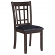 Pemberly Row 19.25'' Wood Dining Side Chair in Black/Espresso
