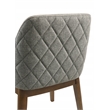 Pemberly Row 18.75-Inch Upholstered Fabric Dining Side Chair in Gray