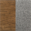 Pemberly Row 18.75-Inch Upholstered Fabric Dining Side Chair in Gray
