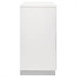 Pemberly Row 6-Drawer Bedroom Storage Dresser in White High Gloss