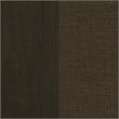 Pemberly Row Upholstered Wood Dining Chair Set of 2 in Chocolate