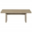 Pemberly Row 2-Piece Wood Coffee and End Table Set in Natural Oak