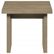 Pemberly Row 2-Piece Wood Coffee and End Table Set in Natural Oak