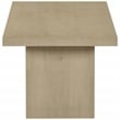 Pemberly Row 2-Piece Wood Coffee and End Table Set in Natural Oak