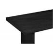 Pemberly Row 2-Piece Transitional Wood Coffee and End Table Set in Black