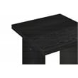 Pemberly Row 2-Piece Transitional Wood Coffee and End Table Set in Black