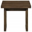 Pemberly Row 2-Piece Transitional Wood Coffee and End Table Set in Walnut