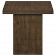 Pemberly Row 2-Piece Transitional Wood Coffee and End Table Set in Walnut