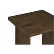Pemberly Row 2-Piece Transitional Wood Coffee and End Table Set in Walnut