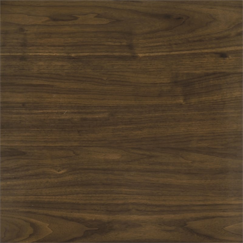 Pemberly Row 2-Piece Transitional Wood Coffee and End Table Set in Walnut