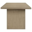 Pemberly Row 7-Piece Wood Spindle Chair Dining Set in Cream/Natural Oak
