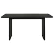 Pemberly Row 7-Piece Wood and Faux Leather Counter Dining Set in Black
