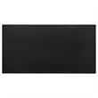 Pemberly Row 7-Piece Wood and Faux Leather Counter Dining Set in Black