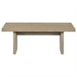 Pemberly Row 3-Piece Wood Coffee and End Table Set in Natural Oak