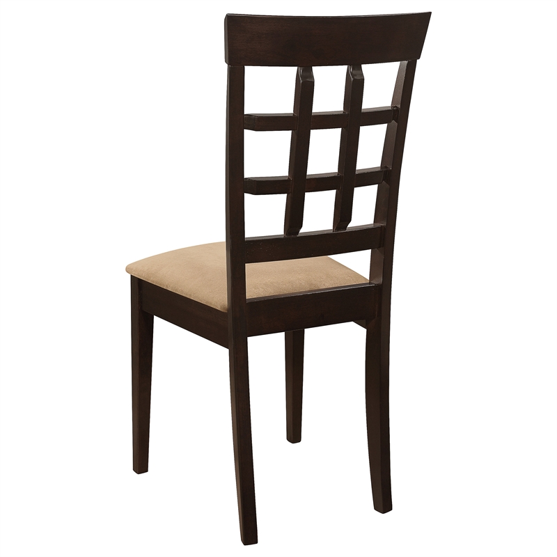 Pemberly Row 5-piece Rectangular 59-inch Dining Set in Cappuccino