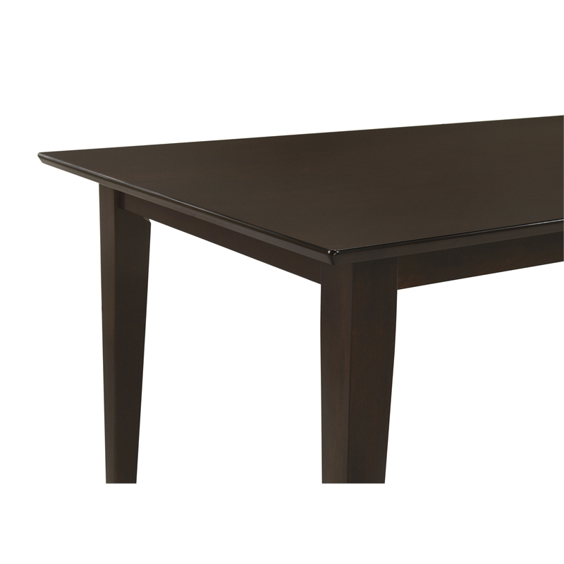 Pemberly Row 5-piece Rectangular 59-inch Dining Set in Cappuccino