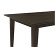 Pemberly Row 5-piece Rectangular 59-inch Dining Set in Cappuccino