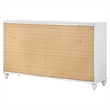 Pemberly Row 7-drawer Bedroom Dresser with Crystal Hardware in White