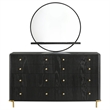 Pemberly Row 8-Drawer Dresser with Mirror and Jewelry Tray in Black