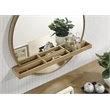 Pemberly Row 2-Piece Makeup Vanity Table and Mirror Set in Sand Wash