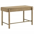 Pemberly Row 2-Piece Makeup Vanity Table and Mirror Set in Sand Wash