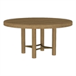 Pemberly Row 7-Piece Coastal Wood Dining Table Set in Sand Wash Brown/Cream