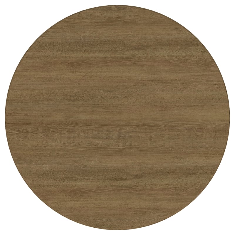 Pemberly Row 5-Piece Coastal Wood Dining Table Set in Sand Wash Brown/Black