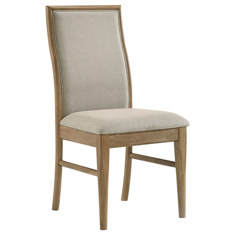 Pemberly Row 9-Piece Extension Dining Set in Distressed Light Brown