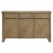 Pemberly Row 3-Door 59-Inch Sideboard Server in Distressed Light Brown