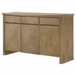 Pemberly Row 3-Door 59-Inch Sideboard Server in Distressed Light Brown