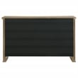 Pemberly Row 3-Door 59-Inch Sideboard Server in Distressed Light Brown