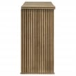 Pemberly Row 3-Door 59-Inch Sideboard Server in Distressed Light Brown