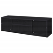 Pemberly Row 78-inch 2-door TV Stand Media Console in Black Finish